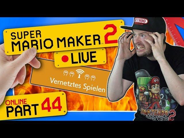  SUPER MARIO MAKER 2 ONLINE  #44: Stimme nach Ausraster weg! Neuer Müll-Level-Rekord!