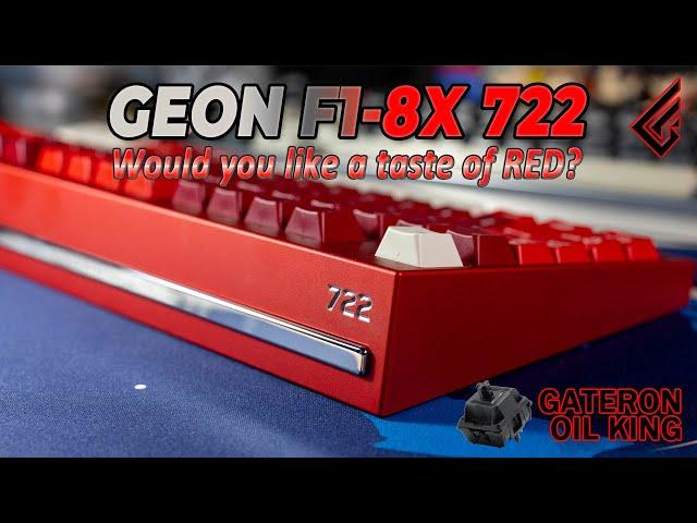 GEON F1-8X 722 with Oil King Switches, Would you like a taste of RED?!!