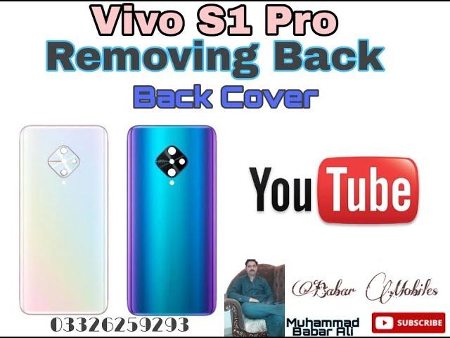 How To Removing Back S1 Pro-back cover - Babar Mobile & Repairing Lab