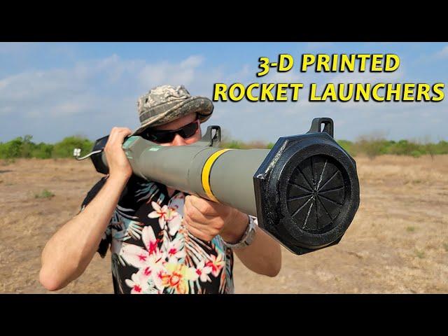 World's First 3D Printed Rocket Launcher (Featuring D&S Creations)