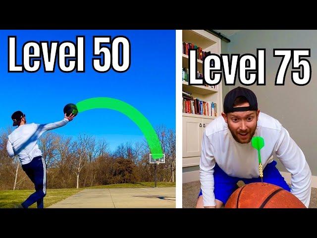 Epic Basketball TRICK SHOTS From Level 1 to 100