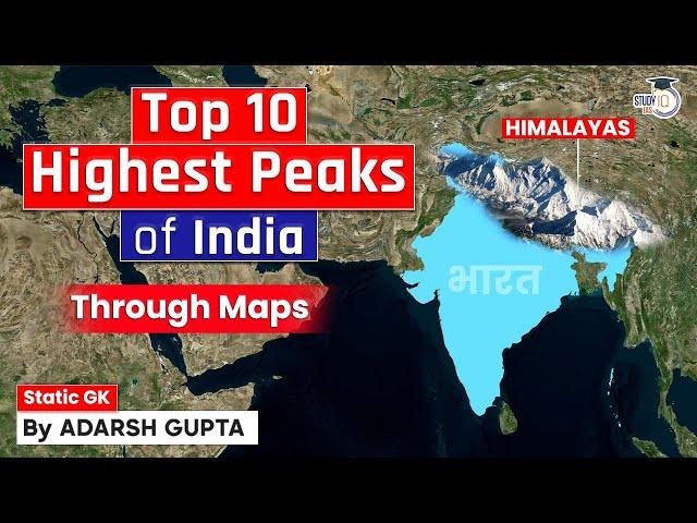 Top 10 Highest Peaks of India: Exploring the Majestic Mountains | Which is the highest Peak of India