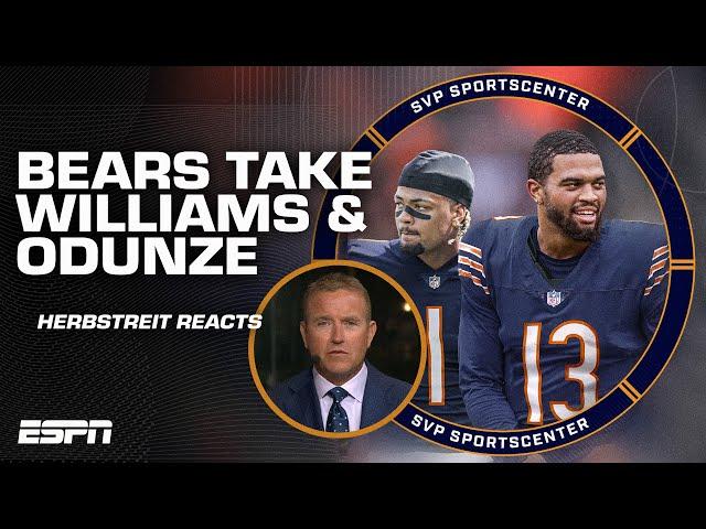 Kirk Herbstreit on the Rome Odunze to the Bears: He's the TOTAL PACKAGE! | SC with SVP