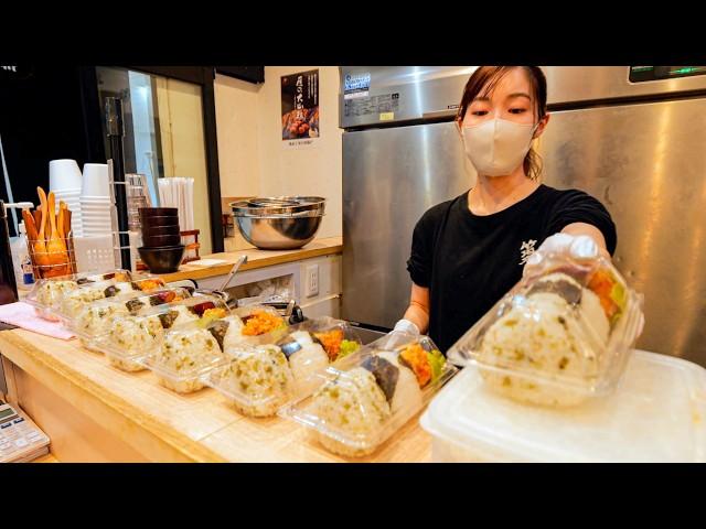 The hardworking young proprietress prepares the food in just 35 seconds.