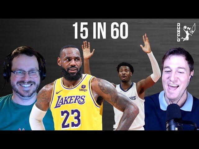 Western Conference 15 in 60 | Dunc'd On