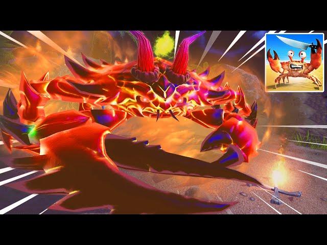 King of Crabs - Fire Demon Crab vs Lucifer Crab (BOSS) - Gameplay Walkthrough (iOS/Android)