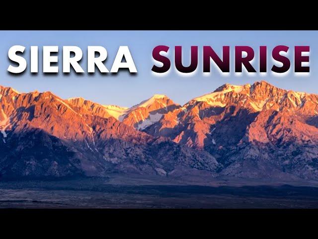 OWENS VALLEY & SIERRA NEVADA (Waking Up in the Alabama Hills)