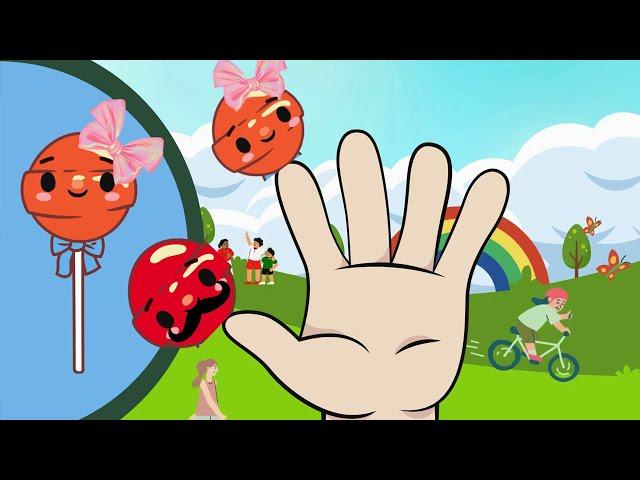 Finger Family Song | Colors, Lollipops & Dino Finger Families! Fun Learning for Kids