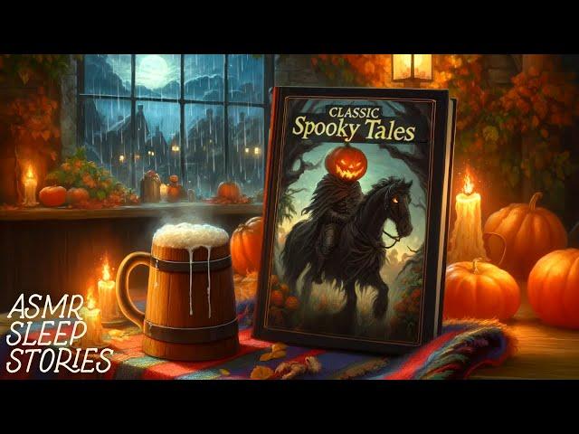 Classic Spooky Tales & Legends | Autumn Audiobooks with Rain Ambience | Fantasy Bedtime Stories