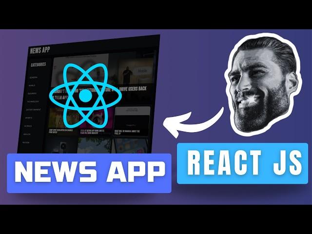 React Tutorial: News App with React JS | How to Build a React App | API Integration