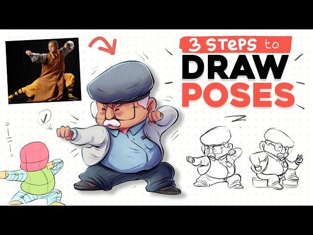 How to Draw ANY Pose You Want (The Easy way)