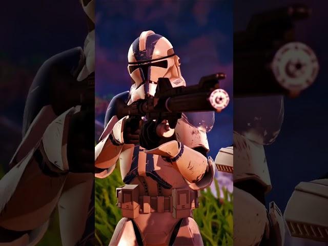 Clone Trooper vs Storm Trooper Aim  #fortnite #shorts