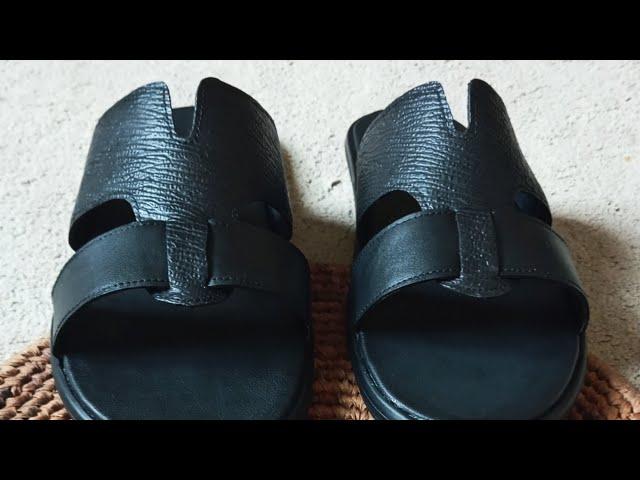 How to Make Leather Slippers With Simple Tools at Home