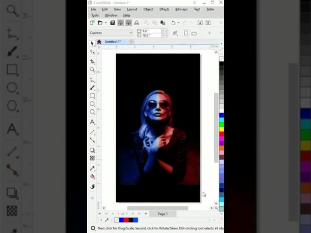 dual light effect: The Power Of CorelDRAW! Tips & Tricks Revealed! #viral #shorts
