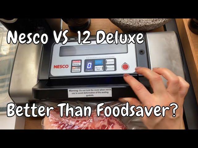 Nesco VS-12 Deluxe Food Vacuum Sealer - Really Better Than Foodsaver? Demo and Overview