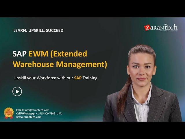 Promo Video | SAP EWM Training | ZaranTech DotCom