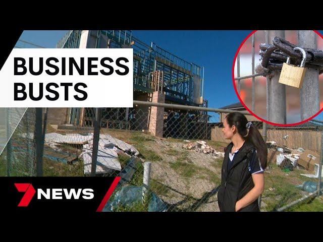 Businesses going bust amid slowing economy | 7 News Australia