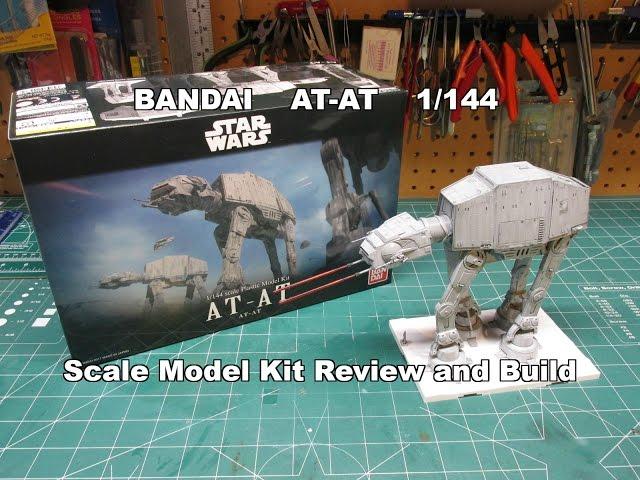 Bandai AT-AT Star Wars 1/144 Model Kit Build Review 214476