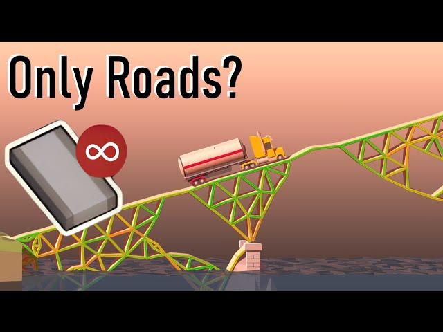 Can You Beat Poly Bridge 2 Only Using Roads?