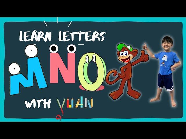 Yuan teaches | letters M, N, and O | Fun Facts about Monkey, Narwhal, and Octopus