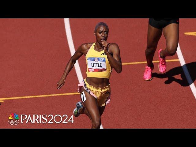 Shamier Little wins 400m heat in blazing time at U.S. Olympic Track and Field Trials | NBC Sports