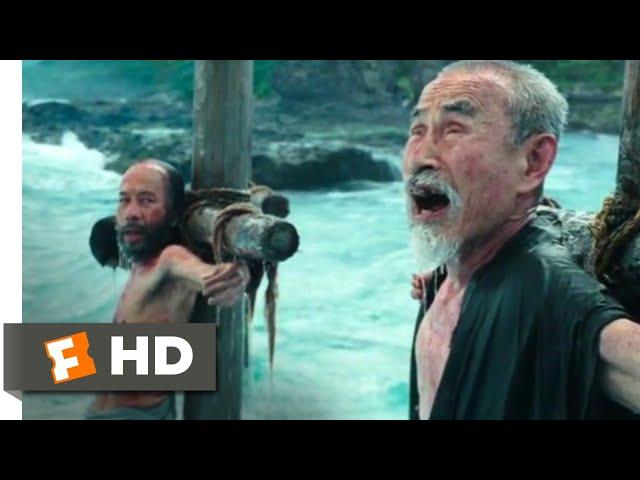 Silence (2016) - Crucifixion by the Sea Scene (3/10) | Movieclips