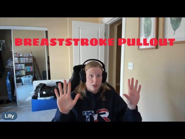 Lilly King explains how she does her breaststroke pullout