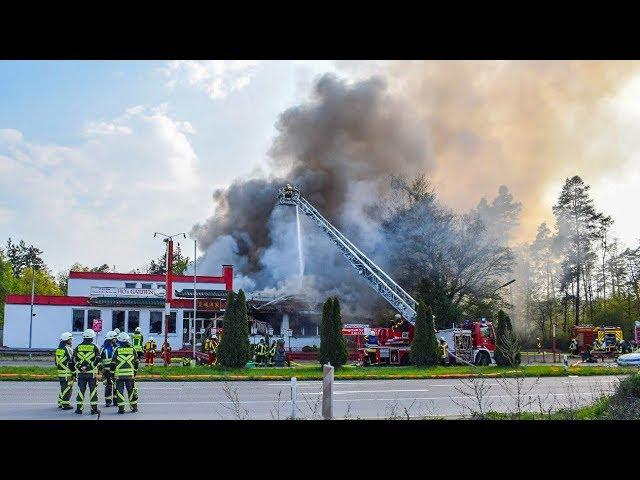 ++ CHINA-RESTAURANT IN FLAMMEN ++ GROSSBRAND FORDERT 200 KRÄFTE | FEUERWEHR im GROSSEINSATZ