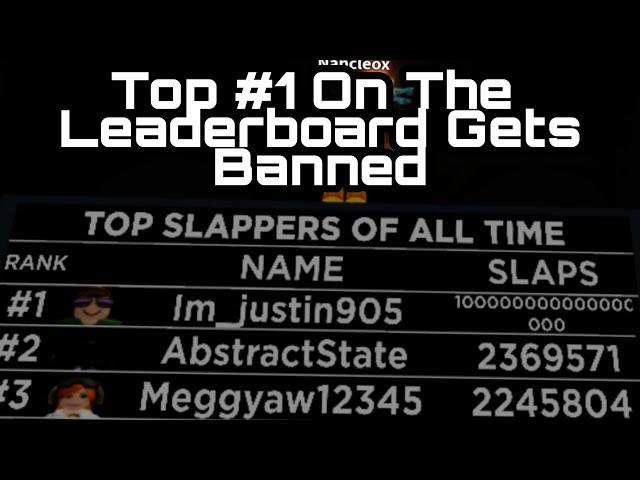 Guy With Most Than 1 Quadrillion Slaps Get Banned And Slap Reseted | Slap battles