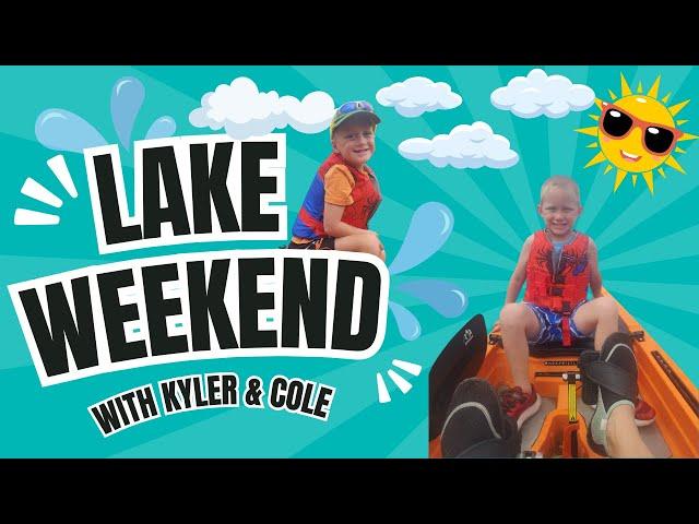 Jump in, it's lake weekend! Splish splash, let's have a blast!