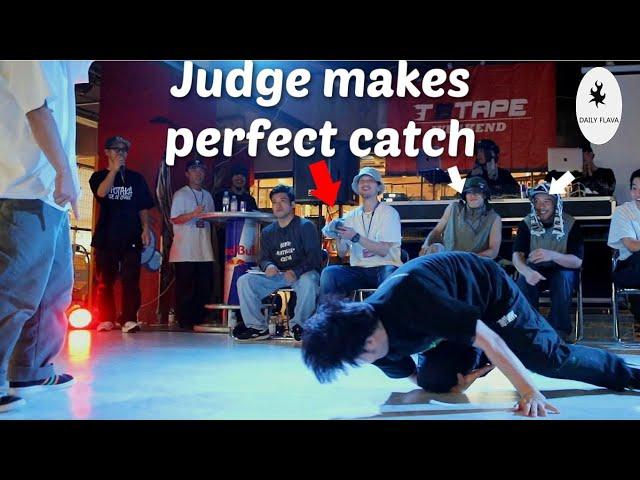 Judge makes perfect catch at Weakend Jam 2024. Daily Flava no. 80