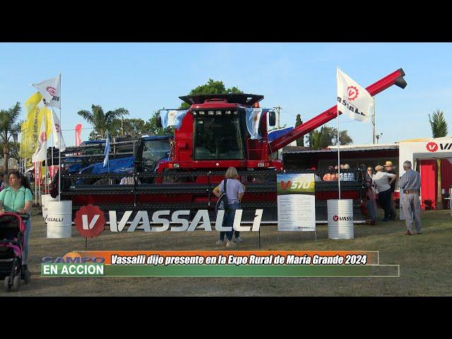 Vassalli dijo Presente en la Expo Rural María Grande 2024 -  Eduardo Marsó