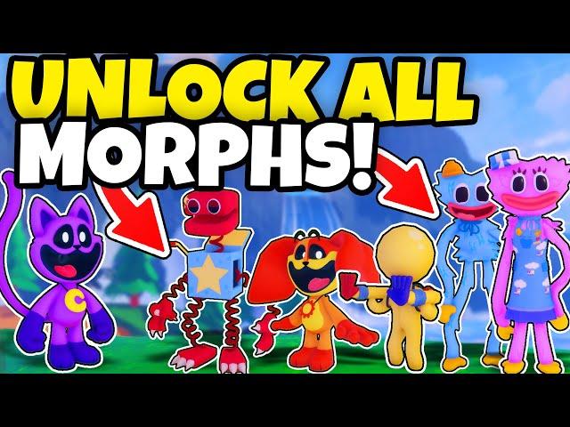 How To GET ALL MORPH Badges In Roblox Smiling Critters RP!