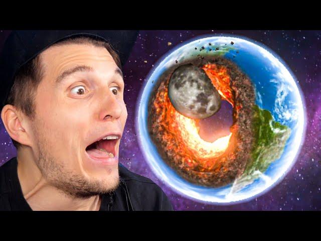 Was passiert, wenn der MOND die ERDE durchlöchert? | Solar Smash