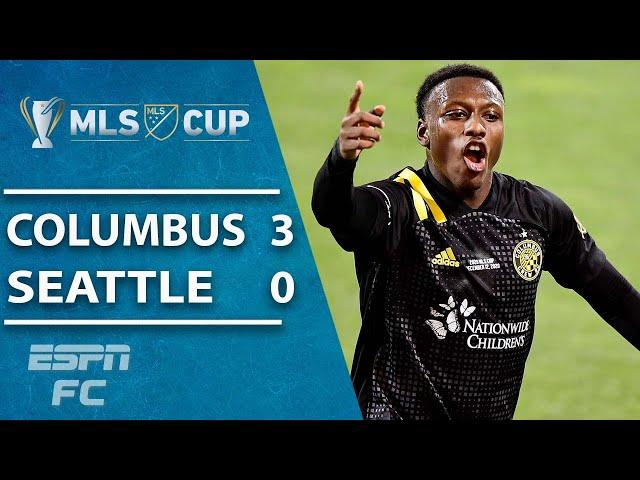 CHAMPIONS! Columbus Crew end Seattle Sounders' reign to win second title | ESPN FC MLS Highlights