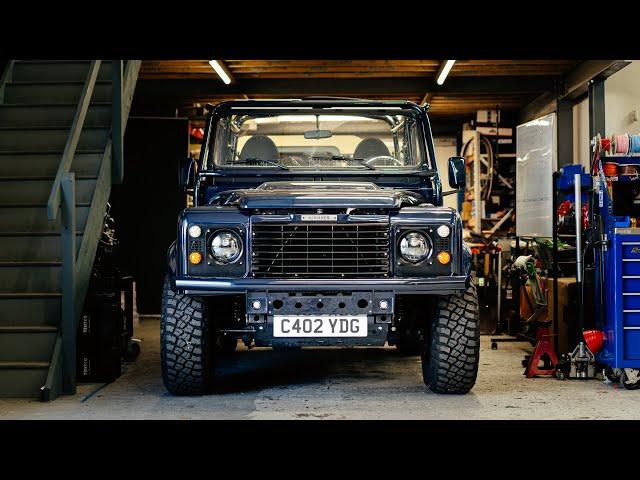 New MAHKER Land Rover Drive Flanges, Defender 90 Scram Rally Build & Project Ninja | MAHKER EP049