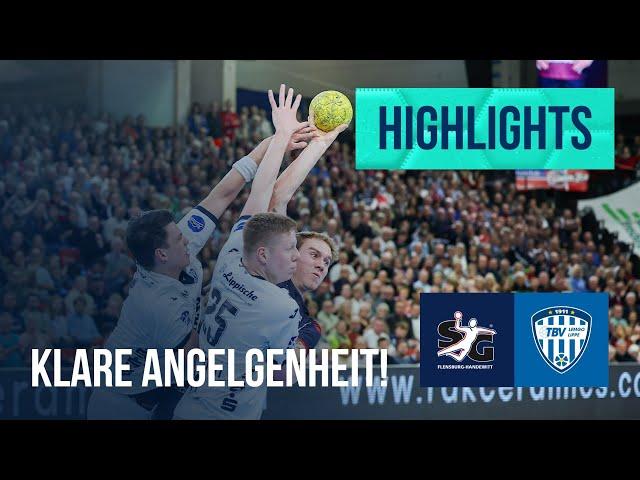 Highlights: SG Flensburg-Handewitt - TBV Lemgo Lippe (Saison 2024/25) | DAIKIN Handball-Bundesliga