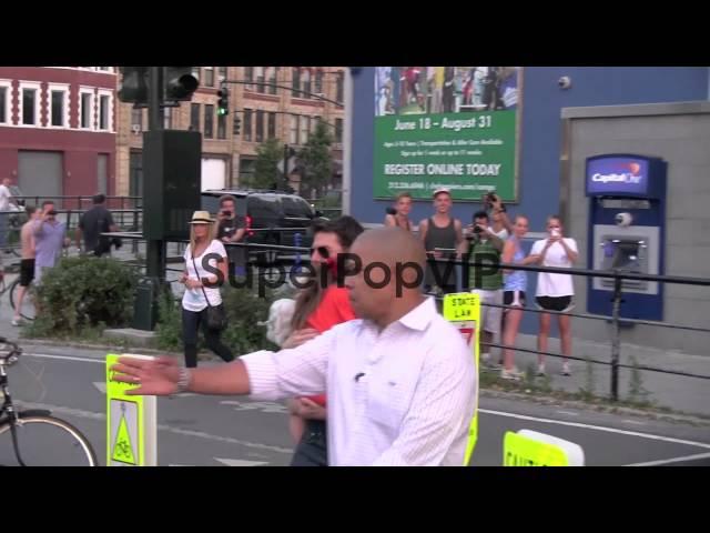 Tom Cruise and Suri Cruise at Chelsea Piers Sports and En...