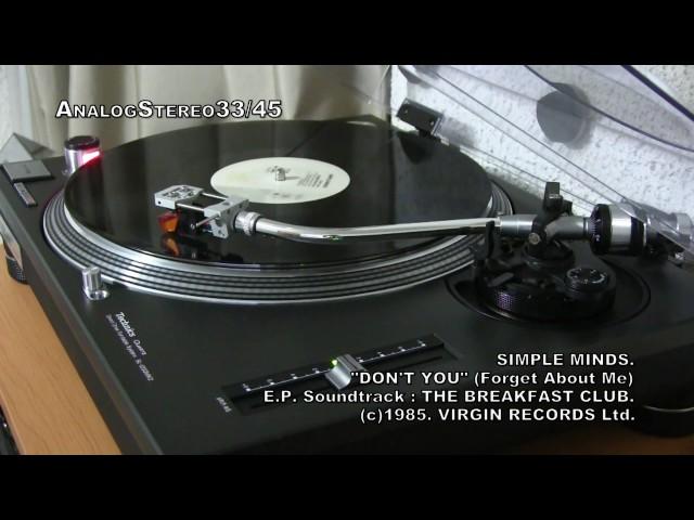 SIMPLE MINDS: " Don't You ( Forget About Me)"  Versión Extendida  ,....En Vinyl LP ¡¡¡