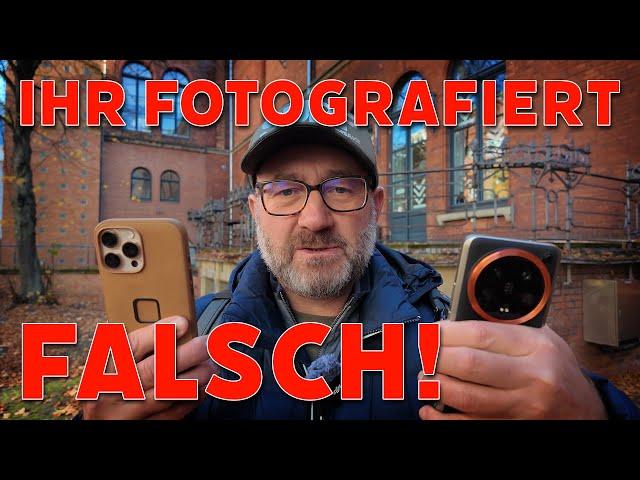 Smartphone kann nichts dazu. Ihr fotografiert falsch!