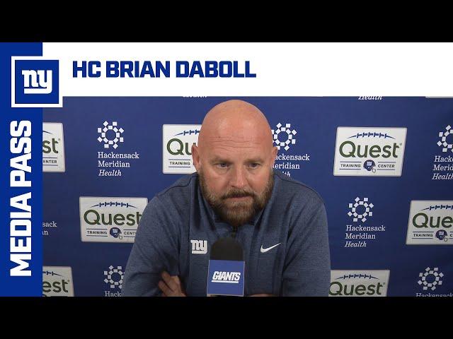 Brian Daboll Reviews Giants vs. Buccaneers | New York Giants