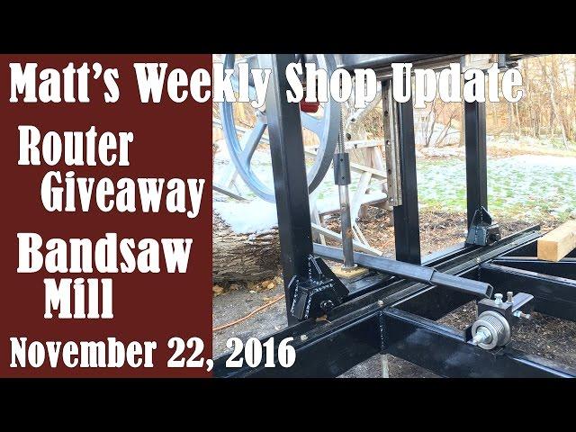 Matt's Weekly Shop Update - Nov 22, 2016