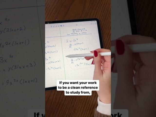 Here’s a little known Notability hack for the neatest math notes ever  Did you know about this?