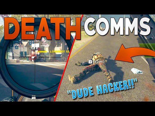 Death Comms in Warzone is the MAIN reason I play!