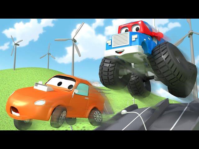Supernáklaďák Karel ve Městě Aut  ⍟ Monster Truck - Dětské animáky