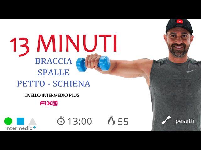 Esercizi Braccia: Allenamento Braccia e Spalle Con Pesi