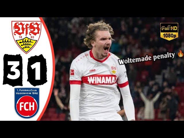 VfB Stuttgart vs FC Heidenheim (3-1) - All Goals & HIGHLIGHTS - Enzo & Woltemade Goal 