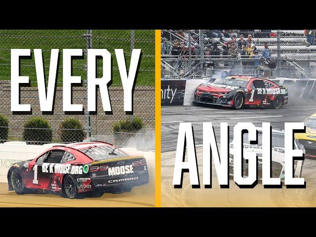 Every Angle of Ross Chastain's Video Game Move (UNCENSORED)