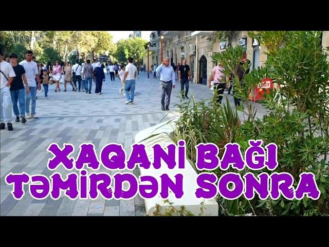 Xaqani bağı təmirdən sonra