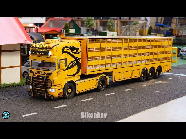 RC TRUCK PARCOURS SCALE 1/14!! MODELL TRUCK NORD 2023 GERMANY, RC MODELLBAU MEETING